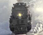 Big Boy 4014 at Granger, Wyoming in 2019. Notice the chalked "Big Boy" on her smokebox front.
