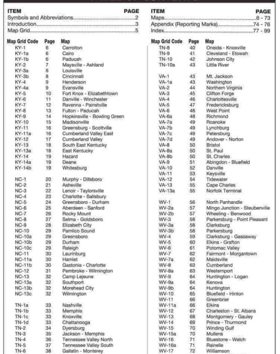 Appalachia and Piedmont Railroad Atlas by Mike Walker 2 Appalachia and Piedmont Railroad Atlas by Mike Walker