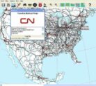 North American Railroad Map for Windows