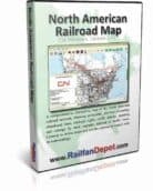 North American Railroad Map for Windows