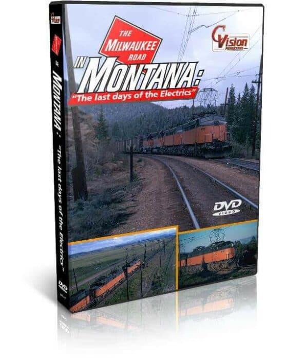 Milwaukee Road in Montana "Last days of the Electrics"