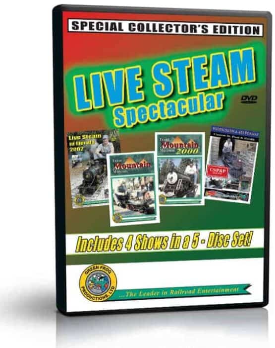 Live Steam Spectacular, 5 DVD Super Pack