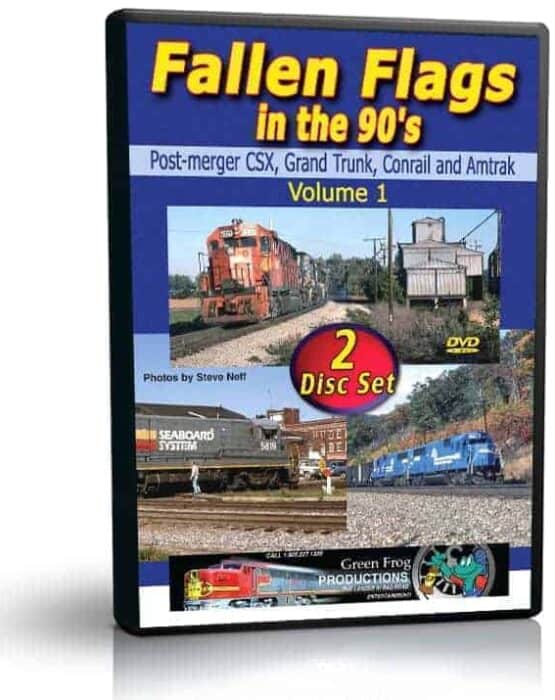 Fallen Flags In The 90s, Volume 1, Post-merger CSX, Grand Trunk, Conrail and Amtrak