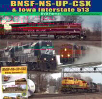 Midwest Mains, BNSF, NS, UP, CSX, Iowa Insterstate 513