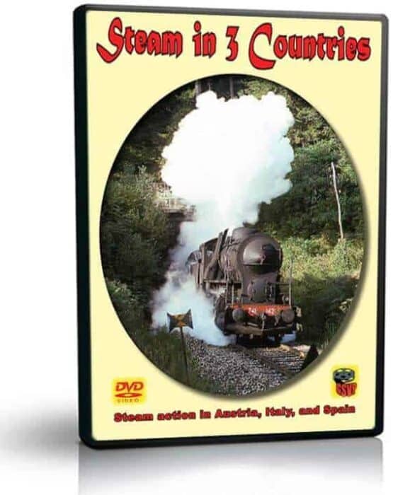 Steam Locomotives in Three Countries, Spain, Austria & Italy in the 1970s