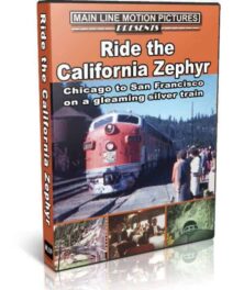 Ride the California Zephyr in the 1950s and 1960s