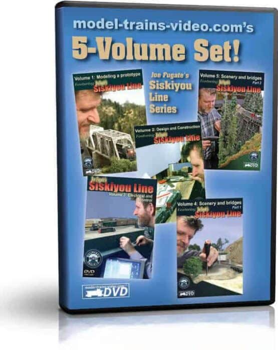 Joe Fugate's Siskiyou Line, How to Build a Model Railroad, 5 DVD Set