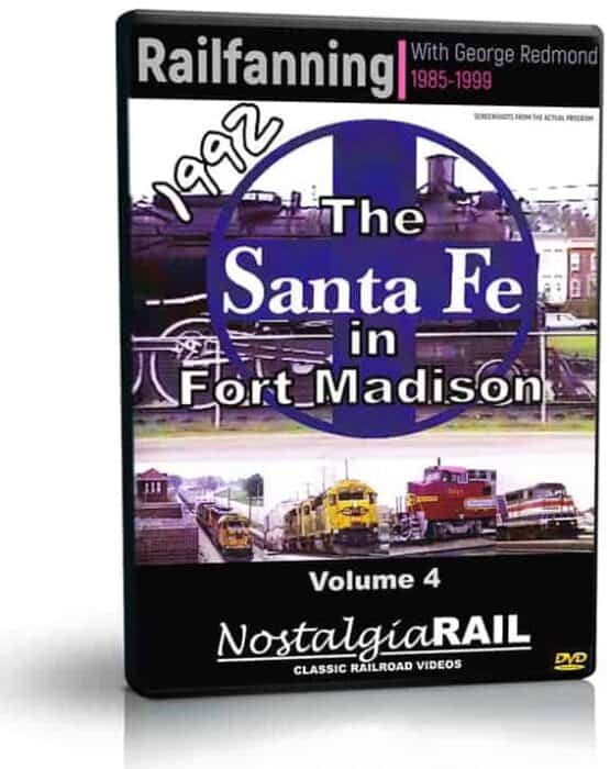 Santa Fe in Fort Madison, Railfanning with George Redmond