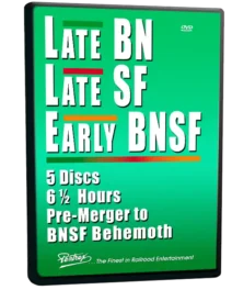 Late Burlington Northern, Late Santa Fe, Early BNSF, 5 shows, 6½ Hours (Pentrex Combo Series)
