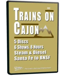 Trains on Cajon, 5 Discs, Steam & Diesel, Past & Present