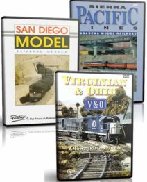 3 Model Railroad DVDs, 1 low price