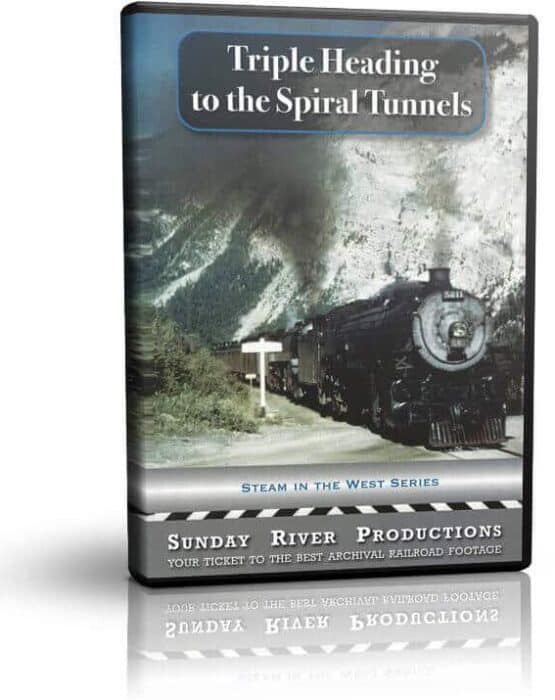 Triple Heading to the Spiral Tunnels, Canadian Pacific Steam