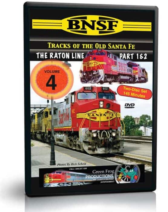 BNSF, Tracks of the Old Santa Fe, Vol 4 (The Raton Line) 2 DVD Set