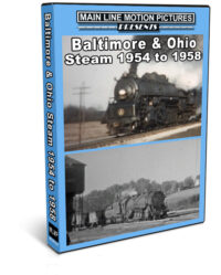 B&O Steam, 1954 to 1958