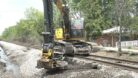 Laying Welded Rail on the Louisville & Indiana